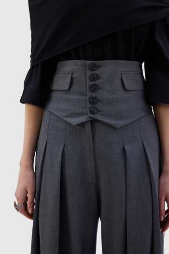 Buy Notebook Grey Viscose, Polyester, Lycra Patriz Pleated Trouser Online at Aza Fashions Buy_Notebook_Grey Viscose, Polyester, Lycra Patriz Pleated Trouser _Online_at_Aza_Fashions