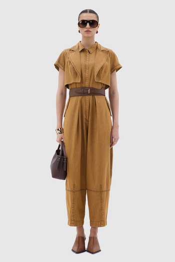 Notebook Somet Collared Jumpsuit