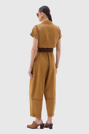 Notebook Somet Collared Jumpsuit
