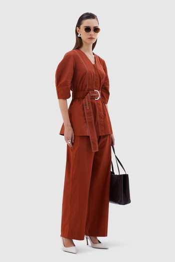 Notebook Siena Embroidered Top & Pant Set 