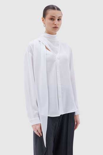 Notebook Elba Draped Shirt