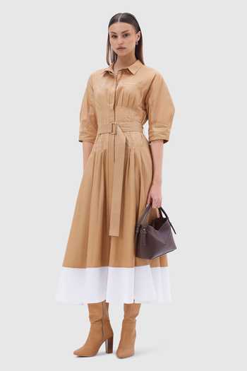 Notebook Capri Colorblock Midi Dress 