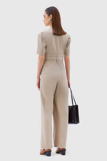 Notebook Via Border Embroidered Jumpsuit 