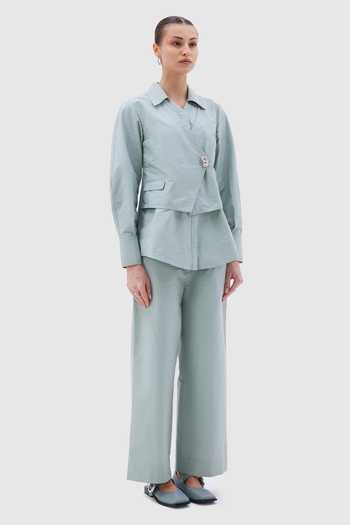 Notebook Simone Wrap Top & Pant Set