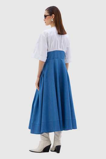 Notebook Diletta Colorblock Midi Dress 