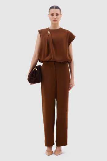 Notebook Perla Draped Top & Pant Set 