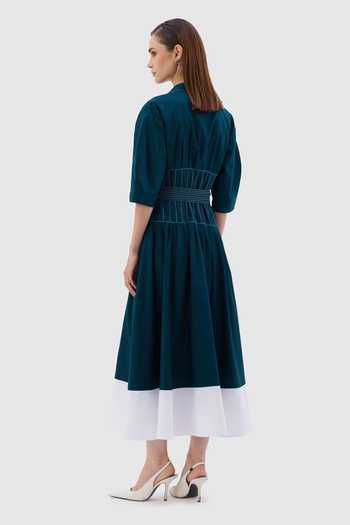 Notebook Capri Color Block Midi Dress 