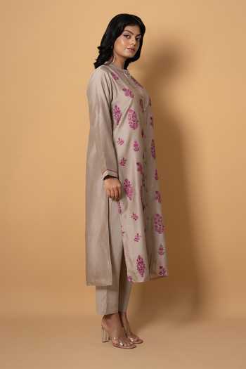 Kameez Gardenia Embroidered Kurta & Pant Set