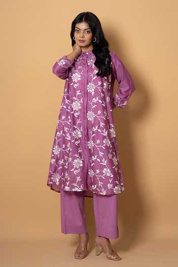 Kameez Embroidered Kurta & Pant Set