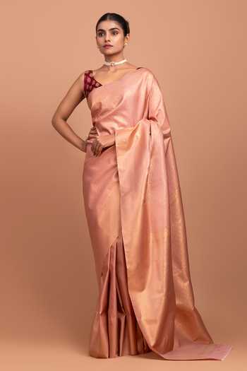 Devissha Floral Vine Woven Saree