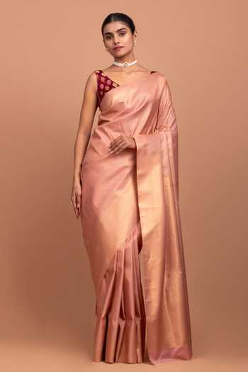 Devissha Floral Vine Woven Saree