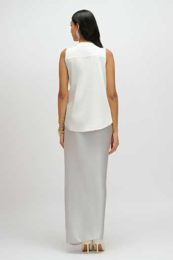JAYN India Satin Long Skirt 