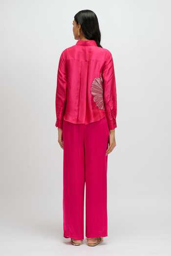 JAYN India Placement Embroidered Shirt & Pant Set 