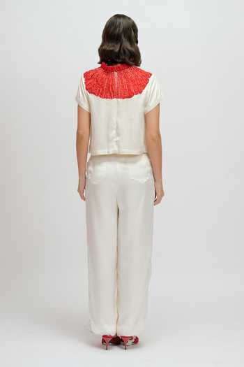 JAYN India Embroidered Top & Pant Set 