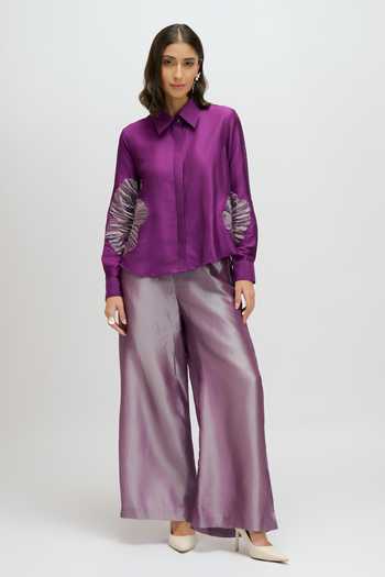 JAYN India Embroidered Shirt & Pant Set 