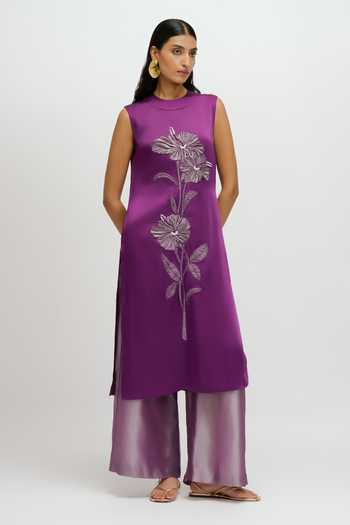 JAYN India Embroidered Kurta & Pant Set 