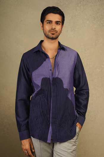 The Culture Rangrez Pintuck Shirt 