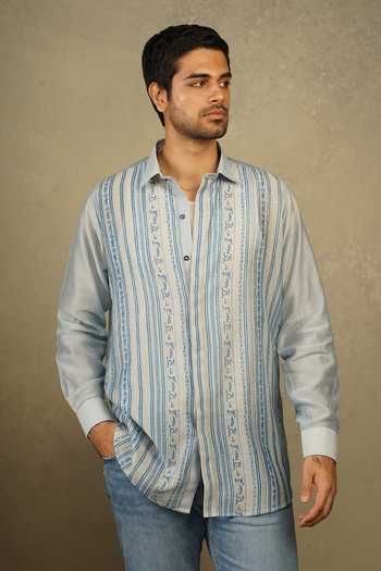 The Culture Tarang Hand Block Print Shirt 