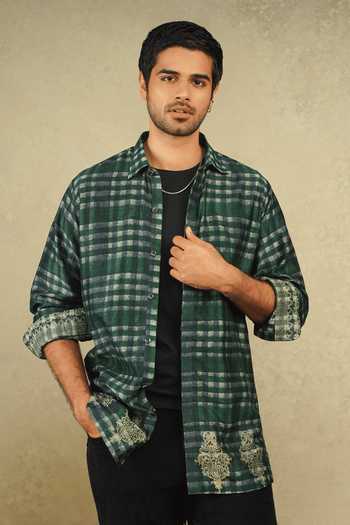 The Culture Kasthuri Hand Block Print Shirt 