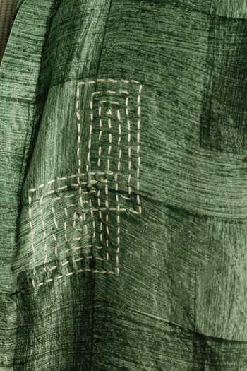 Shop The Culture Green Silk Baagh Sutra Shirt Online at Aza Fashions Shop_The Culture_Green Silk Baagh Sutra Shirt _Online_at_Aza_Fashions