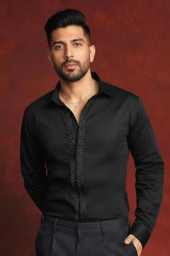The Culture Nightfall Drip Black Shirt 
