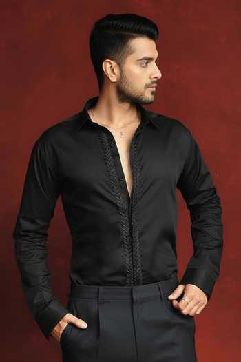 The Culture Nightfall Drip Black Shirt 