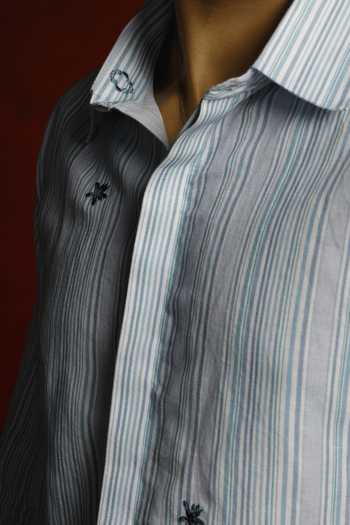 Shop The Culture Blue Cotton, Linen Serene Daybreak Shirt Online at Aza Fashions Shop_The Culture_Blue Cotton, Linen Serene Daybreak Shirt _Online_at_Aza_Fashions