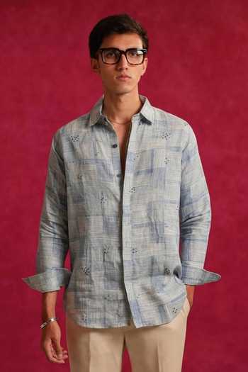 The Culture Blue Canopy Shirt 