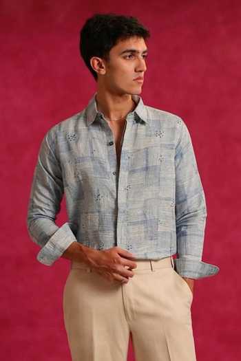 The Culture Blue Canopy Shirt 