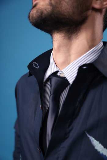 Buy The Culture Blue Cotton Elan Martini Shirt Online at Aza Fashions Buy_The Culture_Blue Cotton Elan Martini Shirt _Online_at_Aza_Fashions