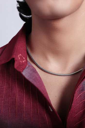 The Culture Maroon Cotton, Linen The Tinted Stroke Shirt Online at Aza Fashions The Culture_Maroon Cotton, Linen The Tinted Stroke Shirt _Online_at_Aza_Fashions