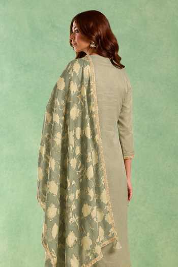 Nero India Hand Embroidered Kurta & Pant Set 