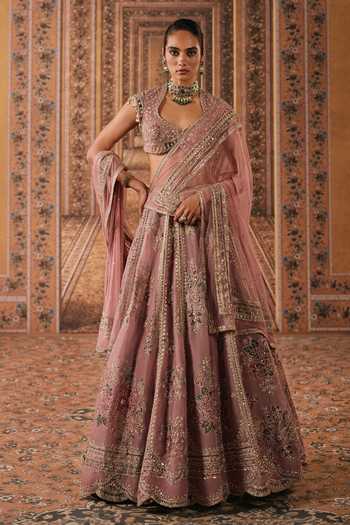 Ridhi Mehra Printed & Embroidered Lehenga Set