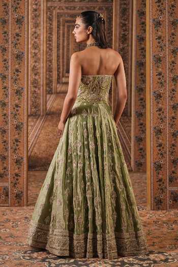Ridhi Mehra Embroidered Corset Lehenga Set