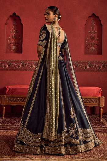 Ridhi Mehra Placement Embroidered Lehenga Set