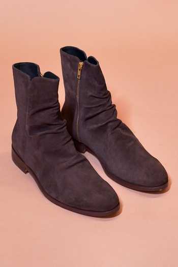 Dmodot Sprazzo Verdo Suede Boots