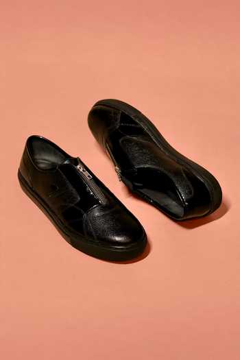 Dmodot Scarpo Zippo Lustro Leather Sneakers