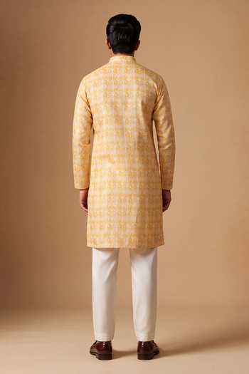 Arihant Rai Sinha Jaal Print Kurta & Pant Set 