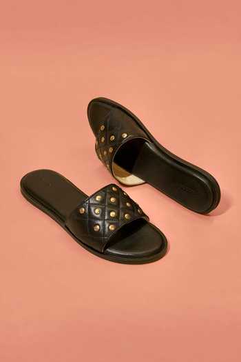 Dmodot Pelle Trapunta Rivitto Flats 