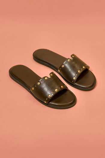 Dmodot Pelle Ciocco Rivitto Flats 