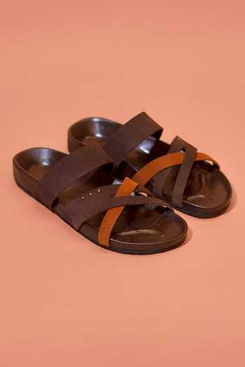 Dmodot Corko Ombra Strap Flats 