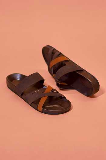 Dmodot Corko Ombra Strap Flats 