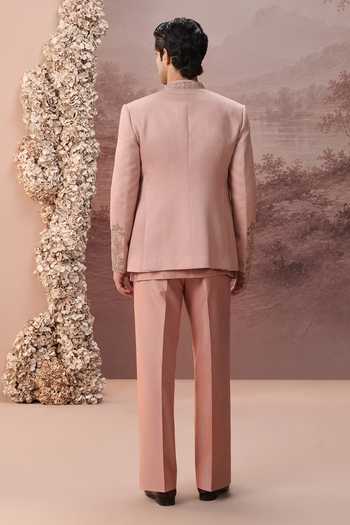 Contrast By Parth Aaliya Embroidered Jacket & Kurta Set 