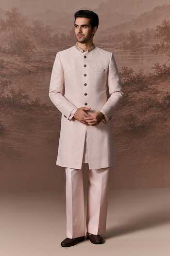 Contrast By Parth Anosh Embroidered Sherwani Set 