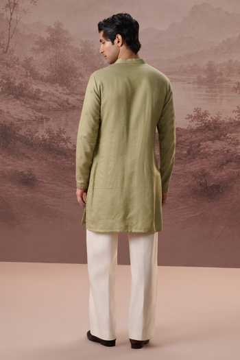 Contrast By Parth Hina Embroidered Kurta Set 