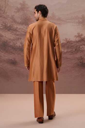 Contrast By Parth Suhaan Embroidered Kurta Set 