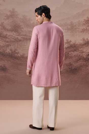 Contrast By Parth Armaan Mirror Embroidered Kurta Set 