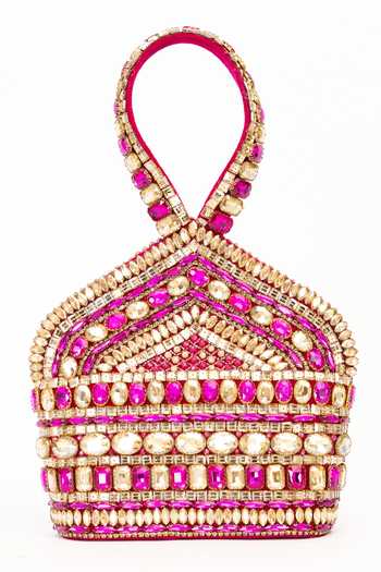Eena Zaina Velvet Potli Bag 