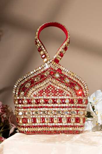 Eena Zaina Velvet Potli Bag 