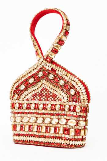 Buy Eena Red Zaina Crystal Beaded Clutch Online at Aza Fashions Buy_Eena_Red Zaina Crystal Beaded Clutch _Online_at_Aza_Fashions